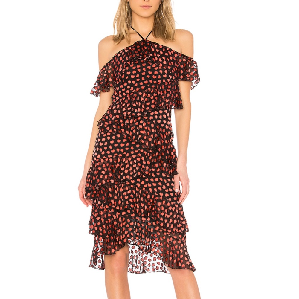 Alice + Olivia Annabeth mini hearts dress